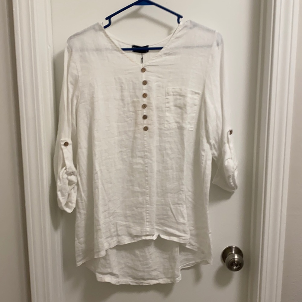 Linen Button Up
